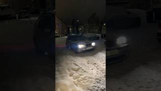 BMW E46 330D STRAIGHT PIPE VERY LOUD foryou diesel loud straightpipe bmw winter [upl. by Brause]