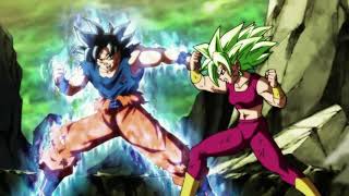 GOKU VS KEFLA  GOKU ULTRA INSTINCT  TOURNMENT OF POWER  DRAGON BALL SUPER  ENG DUB  PART  2 [upl. by Dhu789]