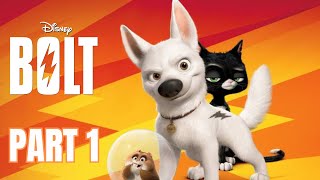 Disney Bolt Game Hindi Gameplay Playthrough Part 1 Intro 🐶⚡️ PC [upl. by Aubree865]