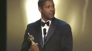 Denzel Washington Wins Best Actor  74th Oscars 2002 [upl. by Netsrik391]