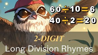 Solve 2digit Long Division Math Problems FAST with Rhymes [upl. by Cestar]