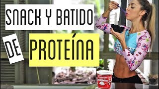 RECETA Snack de PROTEINA FACIL y DELICIOSO  Naty Arcila [upl. by Clim]