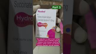 hydrocortisone sodium succinate injection uses in hindi medicalstudent mbbs trending nursing [upl. by Bozovich]