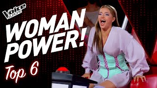 BEST Womens Empowerment Songs on The Voice  TOP 6 [upl. by Ttiwed]