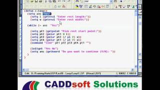 AutoLISP Programming Tutorial  5A [upl. by Mauceri]