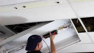 How To Install LED Troffer Fixture [upl. by Mutua]