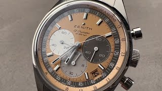 Zenith El Primero Chronomaster Original for HODINKEE 033201360018M3200 Zenith Watch Review [upl. by Wiburg]