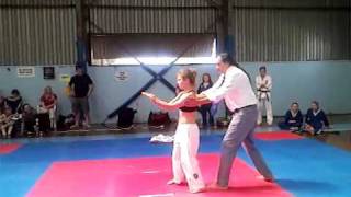 Uechi Ryu Kata Sanchin 2009 ISKA Tamworth 11 Year Girls [upl. by Onirefes]