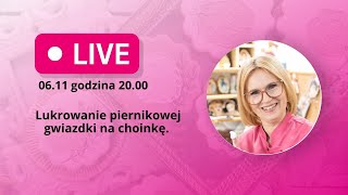 Lukrowanie piernikowej gwiazdki na choinkę [upl. by Nigrom]