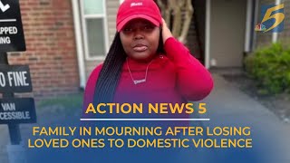 Family in mourning after losing 2 loved ones to domestic violence [upl. by Ybba]