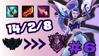 Rank 1 Kaisa Eune Unranked To Masters EUW Game 22 with commentary Diamond MMR [upl. by Ynney294]