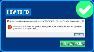 How To Fix League of Legends Windows Cannot Access the Specified Device Path or File Error [upl. by Gwen]