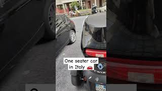 One seater car in Rome Italy travel italy rome car vacation italia india cars [upl. by Urissa]