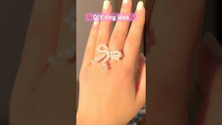 DIY ring idea🎀 [upl. by Yursa605]