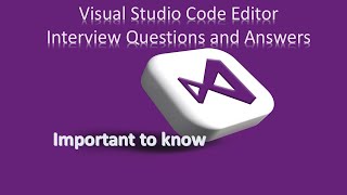 visual studio code interview questions and answers [upl. by Ridglea]