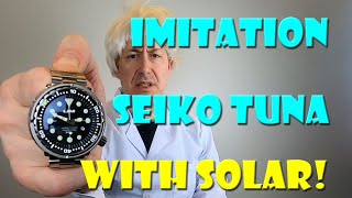 San Martin LTM Solar Quartz Replica Seiko Tuna [upl. by Yancy820]