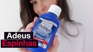 Adeus espinhas pele limpa com leite de magnesia [upl. by Fong]