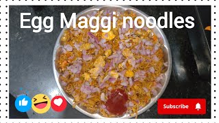 Maggi egg noodles recipe  how to make Maggi egg noodles  egg noodles Maggi [upl. by Hayidah]