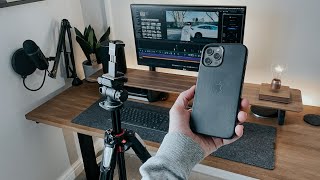 My YouTube Setup How I Make Videos with an iPhone  Starting a YouTube Channel [upl. by Ekusuy911]