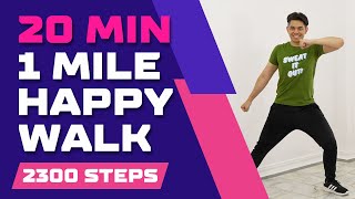 10 MILE HAPPY Walk • 2300 Steps • Keoni Tamayo • Walking Workout 175 [upl. by Giles]