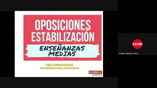 Webinar Oposiciones 2024 Aragón Docentes Estabilización y Reposición [upl. by Huggins836]