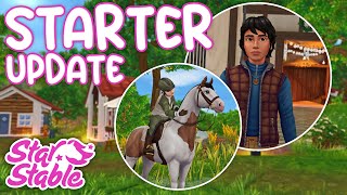 NEW AREA JUSTIN MAKEOVER amp STARTER UPDATE  Star Stable [upl. by Tammie]