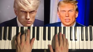 How To Play  BYE BYE Mewing Meme Song Piano Tutorial Lesson [upl. by Egrog]