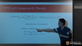 CS885 Lecture 15b Proximal Policy Optimization Presenter Ruifan Yu [upl. by Raycher]