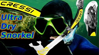 Snorkel review Cressi Ultra Dry [upl. by Holmes]