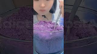 Purple Blender Ice Eating ASMR [upl. by Einhapets]