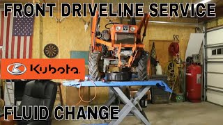 Kubota B BX Front End Fluid Change [upl. by Lamee990]