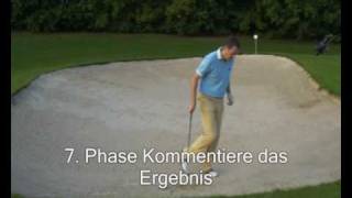 Golf Tutorial  Schlag aus dem Fairwaybunker 7 Phasen Modell [upl. by Samau369]