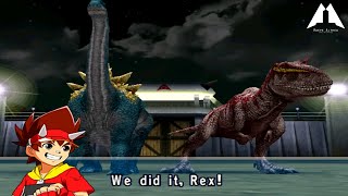 Ampelosaurus X Alpha Gorgosaurus Dinosaur King Arcade Game 恐竜キング D Team Vs Alpha Fortress [upl. by Scott52]