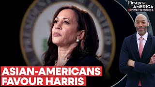 Harris More Popular Than Trump Among AsianAmericans Survey Shows  Firstpost America [upl. by Ahsimed697]