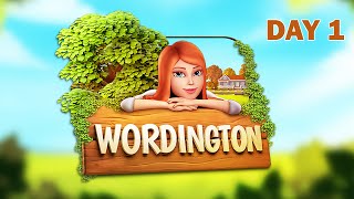 Wordington A Word Story Gameplay Walkthrough amp Answers Day 1 [upl. by Nitsyrk]