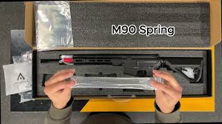 UNBOXING OF ARCTURUS LWT MKI CQB 10quot AIRSOFT AEG SPORT LINE STARTER PACKAGE [upl. by Ingvar]