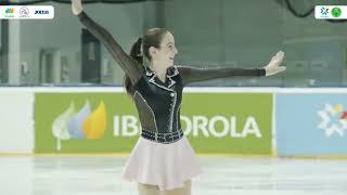 Programa largo de Maider Llanos en la final de la Liga Iberdrola de Patinaje sobre hielo 2024 [upl. by Vasya599]