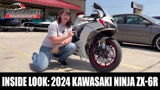 INSIDE LOOK 2024 KAWASAKI NINJA ZX6R [upl. by Annais]