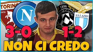 CLAMOROSO‼️😱 NAPOLI ALLO SBANDO TOTALE‼️🤢 LA LAZIO VINCE E VOLA‼️😱 TORINO 30 NAPOLI  UDINESELAZIO [upl. by Kulsrud]