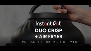 Introducing the Instant Pot Duo Crisp 8 Quart Programmable Pressure Cooker amp Air Fryer [upl. by Auehsoj]