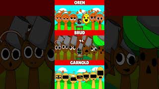 Incredibox Sprunki Oren VS Brud VS Garnold MIX VERSION [upl. by Jarlathus]