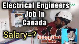 Electrical engineering job in CanadaSalary RequirementsAll Details [upl. by Nilorac3]