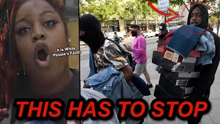 BLM Activist Blames White People For “Black” Problems [upl. by Aydiv]