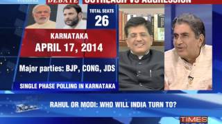 The Newshour Debate Narendra Modi vs Rahul Gandhi faceoff  Part 2 5th March 2014 [upl. by Rosel]