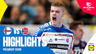 Faroe Islands just made HISTORY  Faroe Islands vs Norway  Highlights  Mens EHF EURO 2024 [upl. by Melan]