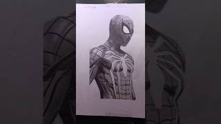 Remaking My Old Drawing Of Spider Man  shorts art drawing spiderman [upl. by Sherj]