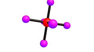 SF6  Sulphur Hexafluoride  3D structure  inorganic chemistrySulphur Moleculesball and stick [upl. by Nuawaj]