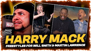 BARS FOR 2 LIVING LEGENDS Harry Mack  Freestyles for Will Smith amp Martin Lawrence REACTION [upl. by Airdua]