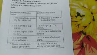 project file on Andaman and Nicobar and lakshadweep islands 🏝 The art integrated based on islands [upl. by Dolphin]