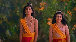 SHRIMAD RAMAYAN  LUV KUSH THEME SONG  EXTENDED VERSION  EPISODE 218  WITH LYRICS [upl. by Refeinnej]